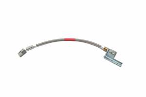Classic Tube - 1968-70 Ford Mustang and Shelby GT350 Left - Front Disc Brake Hose - STOPFLEX Brake Hose
