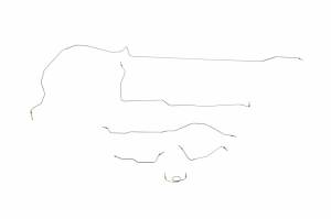 Classic Tube - 1965 Ford Mustang - Complete Brake Line Kit (OE) with Rubber Hoses