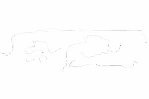 Classic Tube - 1968-69 Ford Mustang and Shelby GT350 - Complete Brake Line Kit (SS)