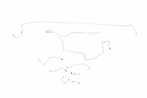 Classic Tube - 1968-69 Ford Mustang and 1968-70 Shelby GT500 - Complete Brake Line Kit (OE)