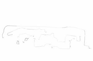 Classic Tube - Early 1971-72 Ford Mustang Power Disc - Complete Brake Line Kit (OE)