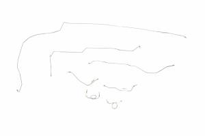 Classic Tube - 1965-66 Ford Mustang Manual Disc - Complete Brake Line Kit (SS)