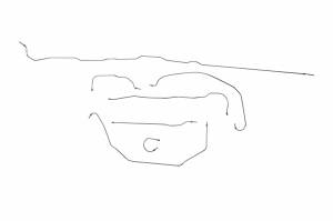 Classic Tube - 1947-50 Chevrolet/GMC 3800 1 Ton Pickup Truck - Complete Brake Line Kit (SS)