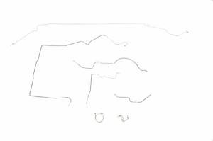 Classic Tube - 1987-95 Jeep Wrangler Complete Brake Line Kit