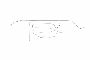 Classic Tube - 1957 Chrysler 300C, 1958 300D, 1959 300E, and 1957-59 New Yorker - Complete Brake Line Kit (OE)