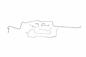 Classic Tube - 1972-74 Dodge Challenger Power Disc - Complete Brake Line Kit (SS)