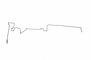 Classic Tube - 1985-87 Chevrolet Corvette Rear Section of Fuel Feed Line