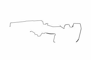 Classic Tube - 1985-87 Chevrolet Corvette Complete Fuel Feed Line Set