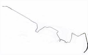 Classic Tube - 1988-91 Chevrolet Corvette Rear Section of Fuel Return Line