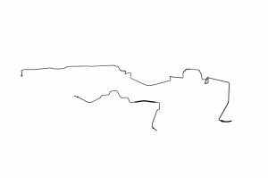 Classic Tube - 1985-87 Chevrolet Corvette Complete Fuel Return Line Set