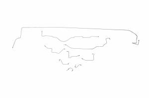 Classic Tube - 1965 Lincoln Continental Complete Brake Line Kit