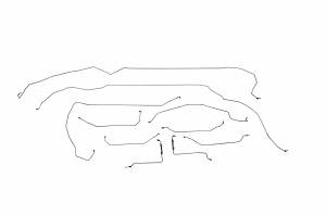 Classic Tube - 1990-94 Lincoln Town Car Complete Brake Line Kit