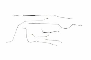 Classic Tube - 1957 Ford Thunderbird - Manual Brakes - Complete Brake Line Kit (SS)