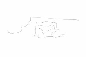 Classic Tube - 1961-62 Ford Thunderbird - Power Brakes - Complete Brake Line Kit (OE)
