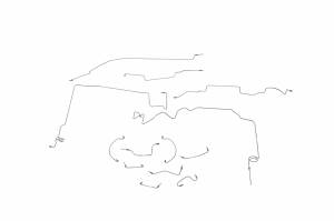 Classic Tube - Sept 1975 - Sept 1980 Toyota FJ40 Land Cruiser Complete Brake Line Kit