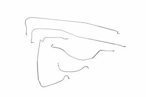 Classic Tube - 1939 Ford Model 91A 1939 Ford Model 92A Complete Brake Line Kit (5 pc) Made in Original Equipment Material