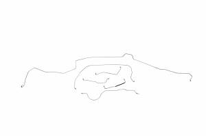 Classic Tube - 1958 Ford Skyliner (Retractable) Complete Brake Line Kit 6pc Made in Original Equipment Material