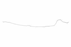 Classic Tube - 1958 Ford Fairlane & Edsel Pacer & Edsel Ranger (118 inch Wheelbase - without B-Pillar) Fuel Tank To Pump Line Made of Stainless Steel Tubing