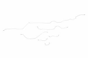 Classic Tube - 1963-64 Ford Galaxie and Mercury Monterey - Complete Brake Line Kit (SS)