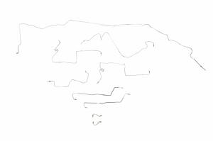 Classic Tube - 1995 1996 Chevrolet Impala SS 1995 1996 Chevrolet Caprice with Rear Disc Brakes Complete Brake Line Set Made in Original Equipment Material