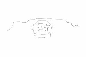 Classic Tube - 1974-76 Chevrolet Caprice, Impala, Oldsmobile 88, Buick LeSabre, and 1974-75 Biscayne - Complete Brake Line Kit (OE)