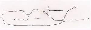 Classic Tube - 1954 Kaiser Darrin Complete Brake Line Kit Made in Original Equipment Material