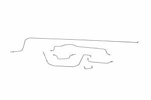 Classic Tube - 1938 Packard 8 1938 1939 1940 1941 Packard Super 8 1940 1941 Packard Custom Super 8 1939 1940 1941 Packard 120 1941 Packard Clipper (127 inch Wheelbase) Complete Brake Line Kit Made of Stainless Steel Tubing