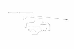 Classic Tube - 1972 1973 1974 1975 1976 1977 1978 1979 1980 1981 1982 1983 1984 1985 1986 1987 De Tomaso Pantera Later style with res. on Master Cylinder, for cars with serial no. over 9000. This has the metering valve mounted horizontally (triangular end mounting) . Co