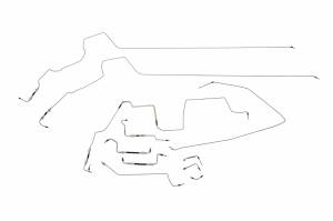 Classic Tube - 1997 1998 1999 2000 2001 Pontiac Grand Prix Complete Brake Line Kit Made of Stainless Steel Tubing