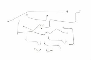 Classic Tube - 1969-Early 1972 Triumph TR6 - Complete Brake Line Kit (OE)
