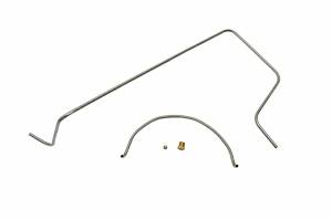 Classic Tube - 1957 1958 1959 1960 1961 Triumph TR3, TR3A, TR3B & 1961 1962 1963 1964 1965 1966 1967 Triumph TR4, TR4A Fuel Pump To Carburetor Line (2 pc) Made of Stainless Steel Tubing