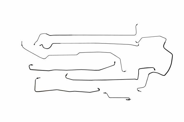 Classic Tube - 1955 Buick Century & Special Complete Brake Line Kit Made of Stainless Steel Tubing