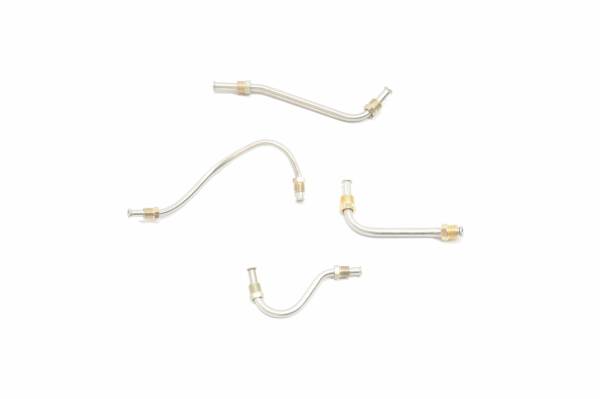 Classic Tube - 1966 Oldsmobile 442442 Only - Tri- Power (4 pc) Fuel Pump To Carburetor Line Set Made in Original Equipment Material