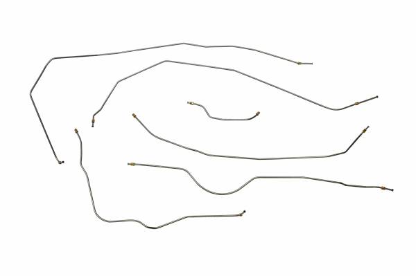 Classic Tube - 1935 1936 Oldsmobile Six Complete Brake Line Kit Made of Stainless Steel Tubing