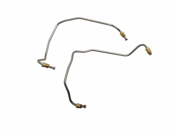 Classic Tube - 1967 1968 Oldsmobile Toronado with Kelsey-Hayes Calipers Caliper Transfer Tube Set (2 pc) Made in Original Equipment Material