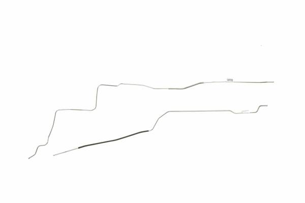 Classic Tube - 1971 1972 Buick Skylark / GS Hardtop Fuel Return Line (2 pc) Made of Stainless Steel Tubing