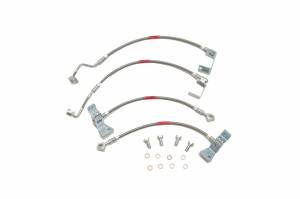 Classic Tube - 2005-14 Ford Mustang GT Front and Rear Disc StopFlex Brake Hose Kit