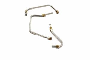 1958 Cadillac Series 60S & Series 62 & Series 75 with 3 Two Barrel Carburetors (Tri- Power) Carburetor Line Set (3 pc) Made of Stainless Steel Tubing