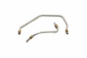 1956 1957 Cadillac Series 62 1956 1957 Cadillac Series 75 with (2) Four Barrel Carburetors Fuel - Carburetor Line Set (2 pc) Made of Stainless Steel Tubing