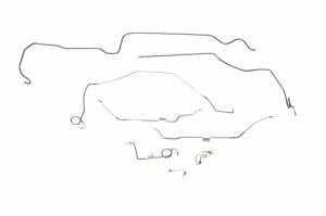 1969 Pontiac Firebird Power Drum (2 pc Front to Rear) Complete Brake Line Kit Inlet Lines Are Not Included, But Are Sold Separately Made in Original Equipment Material