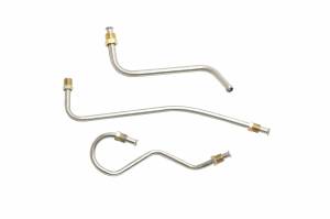 1964 1965 Pontiac LeMans / GTO with Tri- Power Carburetor System Fuel Pump To Carburetor Line Set (3 pc) Made in Stainless Steel Material