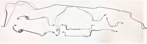 1978 1979 1980 1981 Chevrolet Monte Carlo Power Disc Complete Brake Line Kit Made in Original Equipment Material