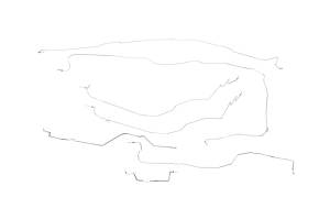 2001-02 Chevrolet/GMC 1/2 Ton Pickup - Complete Brake Line Kit (SS) with Rubber Hoses